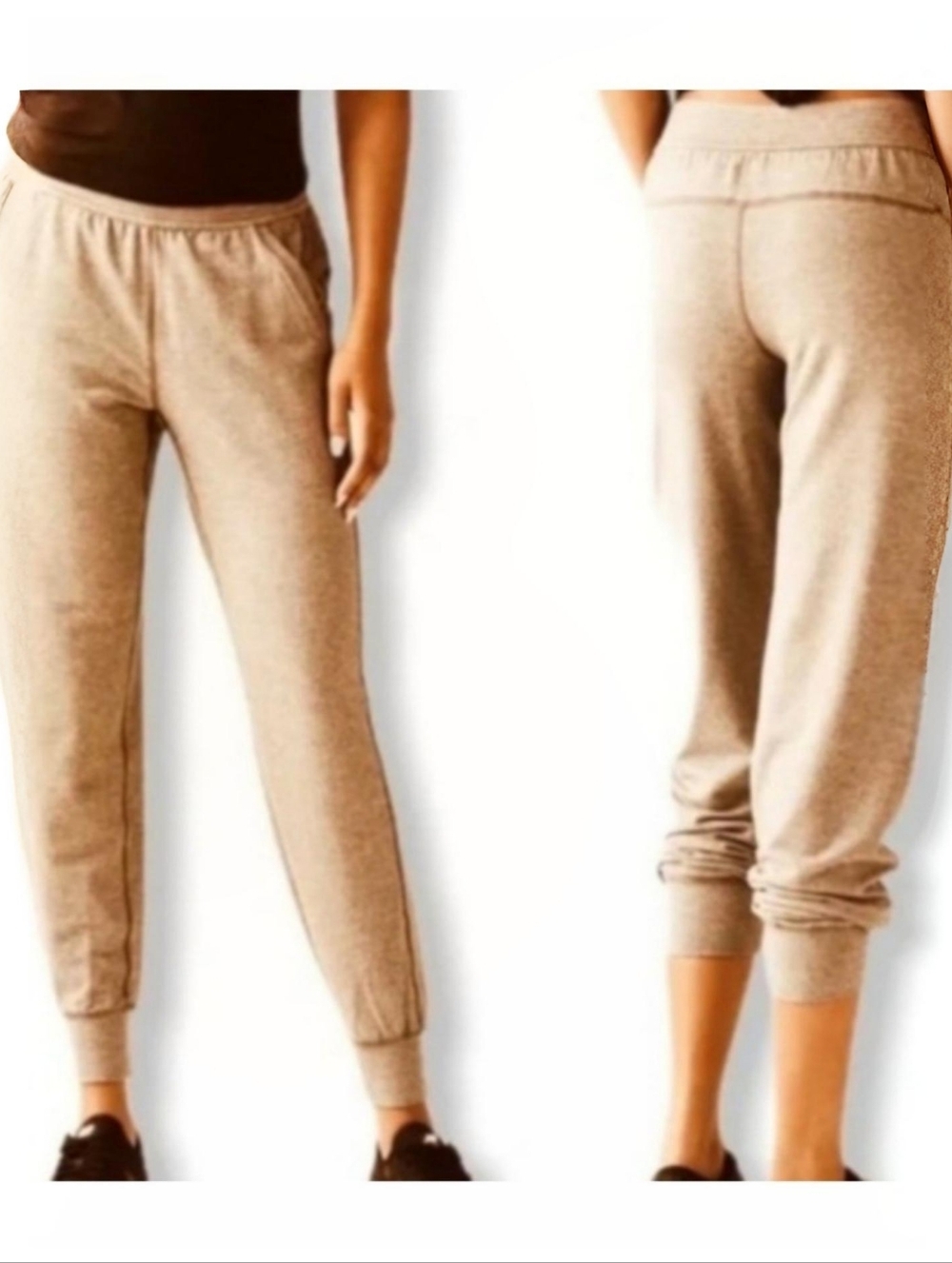 Lululemon Ceremony Sweatpant Jogger Pants Cream Cashew Size 12